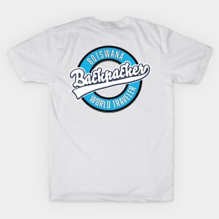 Botswana backpacker world traveler T-Shirt